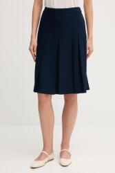 Tommy Hilfiger szoknya sötétkék, mini, harang alakú, WW0WW46796 - sötétkék 38
