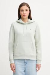 Tommy Hilfiger felső zöld, sima, kapucnis, DW0DW19958 - zöld L