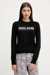Guess Jeans pamut pulóver sötétkék, W4BR10 Z3HM1 - fekete M