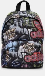 Adidas hátizsák Pride x Jeremy Scott fekete, kis, mintás, JX3210 - fekete Univerzális méret