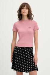 Tommy Jeans t-shirt rózsaszín, DW0DW20910 - rózsaszín M
