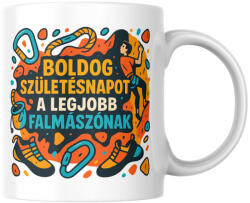  Boldog születésnapot a legjobb falmászónak bögre (Boldog_szuletesnapot_legjobb_falmaszonak_bogre)