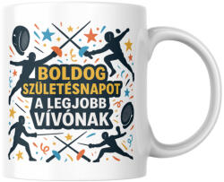  Boldog születésnapot a legjobb vívónak bögre (Boldog_szuletesnapot_legjobb_vivonak_bogre)