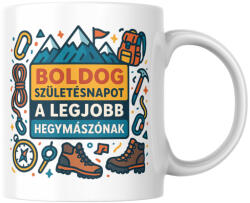 Boldog születésnapot a legjobb hegymászónak bögre (Boldog_szuletesnapot_legjobb_hegymaszonak_bogre)