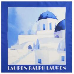 Lauren Ralph Lauren selyem kendő mintás, 454980724 - kék Univerzális méret