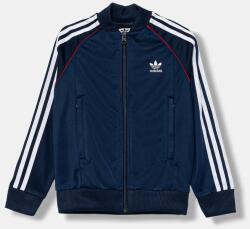 Adidas gyerek felső sötétkék, nyomott mintás, JV8563 - sötétkék 140