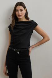 Ralph Lauren felső rózsaszín, sima, 200951231 - fekete L