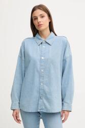 Calvin Klein farmering galléros, relaxed, LV047C709G - kék L