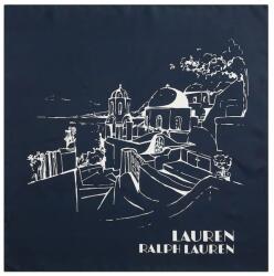 Lauren Ralph Lauren selyem kendő sötétkék, mintás, 454980724 - sötétkék Univerzális méret