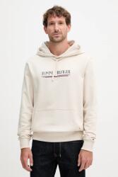 Tommy Hilfiger pamut melegítőfelső bézs, nyomott mintás, kapucnis, MW0MW40534 - bézs XL