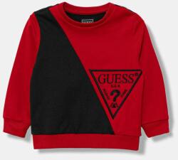 GUESS gyerek melegítőfelső pamutból piros, mintás, N5YQ04 KA6R4 - piros 122-125