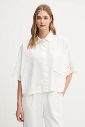 Hoss Intropia pamut ing galléros, fehér, relaxed, 5879148 - fehér L