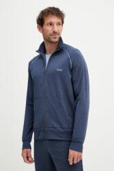 HUGO BOSS kapucnis pulcsi otthoni viseletre szürke, sima, 50515307 - kék XXL