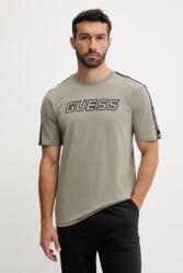 Guess t-shirt ARLO bézs, nyomott mintás, Z4GI18 J1314 - zöld M