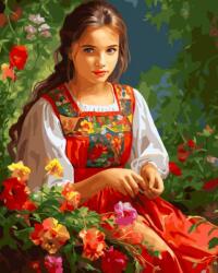 MagicArt Set pictură după numere MagicArt - Cadou de flori (GX46648)