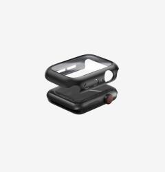 Uniq Nautic Apple Watch 7/8/9 Tok + kijelzővédő - Fekete (45mm) (UNIQ-45MM-NAUBLK) (UNIQ-45MM-NAUBLK)