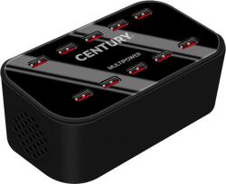 Century Multipower 10x USB Hálózati töltőállomás - Fekete (100W) (MPW-10) (MPW-10)