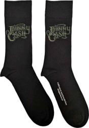 Johnny Cash Text Logo Black 40-45 Zokni (JCSCK03MB)