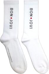 Bon Jovi Heart White 40-45 Zokni (BONJSCK05MW)