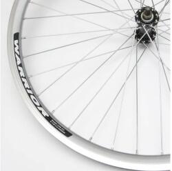 Altrix Warrior 26-os (559 mm) MTB első kerék, csavaros tengellyel, ezüst-fekete