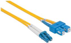 Manhattan Techly 2m SC/LC OS2 InfiniBand és száloptikai kábel Sárga (302686) (302686)