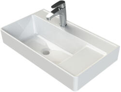 CeraStyle SHARP - KESKENY - porcelán mosdókagyló - 65 x 38 cm (WB012J02U00) - gardenet