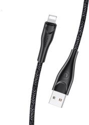 USAMS USB apa - Lightning apa töltő és adat kábel 1m - Fekete (SJ391USB01) (SJ391USB01)