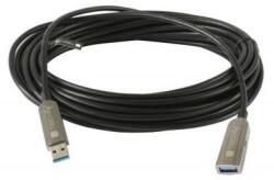 TECHLY ICOC U3AMF-HY-020 USB kábel 20 M USB 3.2 Gen 1 (3.1 Gen 1) USB A Fekete (ICOC-U3AMF-HY-020) (ICOC-U3AMF-HY-020)