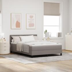 vidaXL Boxspring Ágy Matrac Fappal 140x200 cm Taupe (3338773)