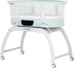 Chipolino Patut cu leganare si cantar integrat Chipolino Sogno 2 in 1 pastel green (KOSSG02503PG) - kidscare