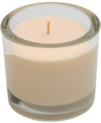  Üveg gyertya MINNESOTA PEZSGŐ SZÍNŰ 9 cm krémes