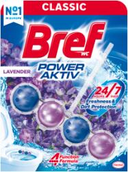 Bref PowerActiv WC-tisztító blokk 50g Levendula