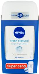 Nivea dezodor szilárd (2x50ml/csomag) Fresh Natur