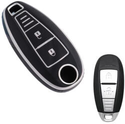  Suzuki 2 gombos smart TPU védőtok fekete (TSU022EFK)