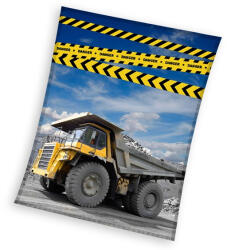  Építkezés Danger coral fleece polár takaró 130x170cm (CBX236006KNL) - szukits