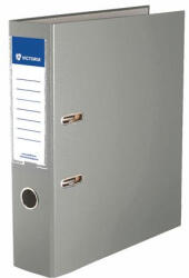 Victoria Karos iratrendező, VICTORIA Basic, A4, 75 mm, PP/karton, szürke (KIRVA475SZ)