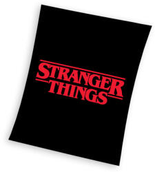  Stranger Things Black coral fleece polár takaró 130x170cm