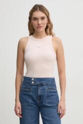 Calvin Klein Jeans top női, rózsaszín, J20J225302 - rózsaszín XL