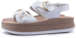 Fantasy Sandals Fantasy Sandale Casual Damă Anatomice Din Piele Albe S1110 (S1110)