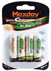  Prémium újratölthető AA elemek - 4 darabos csomag (DS76189323)