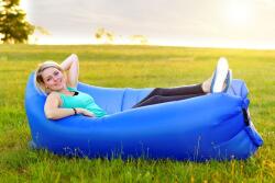  DUPLA CSOMAG - Minőségi Lazy bag - önfelfújós matraczsák Szín: Kék (18074/HNE)