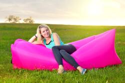  Minőségi Lazy bag - önfelfújós matraczsák Szín: Rózsaszín (DS46285821)
