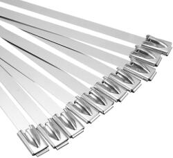  ÖTÖS CSOMAG - Rozsdamentes acél kábelkötegelő - 100 darab Dĺžka: 20cm (DB63581982)