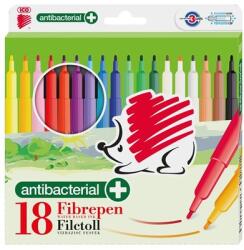 ICO Süni 300 antibakteriális 18db-os vegyes színű d18 rostirón készlet (9580122000) (9580122000)