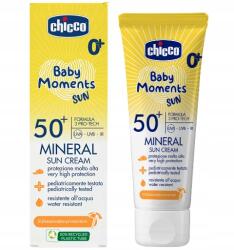 Chicco Napozókrém Gyerekeknek Ásványi Anyagokkal SPF50 Védőszűrővel Chicco