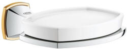 GROHE Grandera Savoniera cu suport crom auriu (40628IG0)