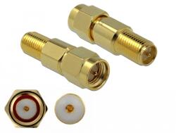 Delock Adapter SMA-dugós csatlakozó apa RP-SMA-csatlakozóhüvely 3 GHz (89991) (89991) (89991)