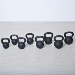 m-tech X100571 Öntöttvas kettlebell gumi talppal, 20 kg