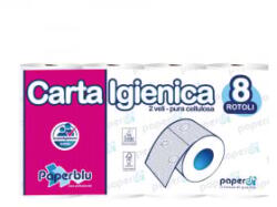 Paperdi Toalettpapír 2 rétegű kistekercses 100% cellulóz 150 lap/tekercs 8 tekercs/csomag Paperblu Carta Igienica_ (ID8G450F8/P) (ID8G450F8/P)