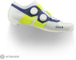 fizik Vega Carbon kerékpáros cipő, white/yellow fluo (EU 42)